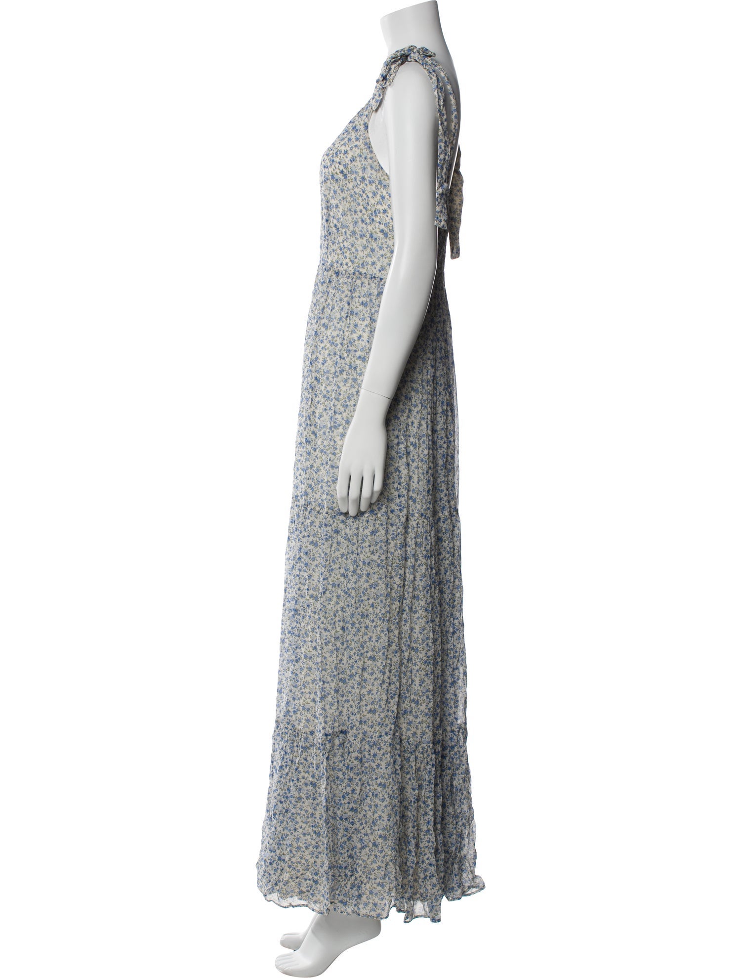 Sézane Floral Print Long Dress